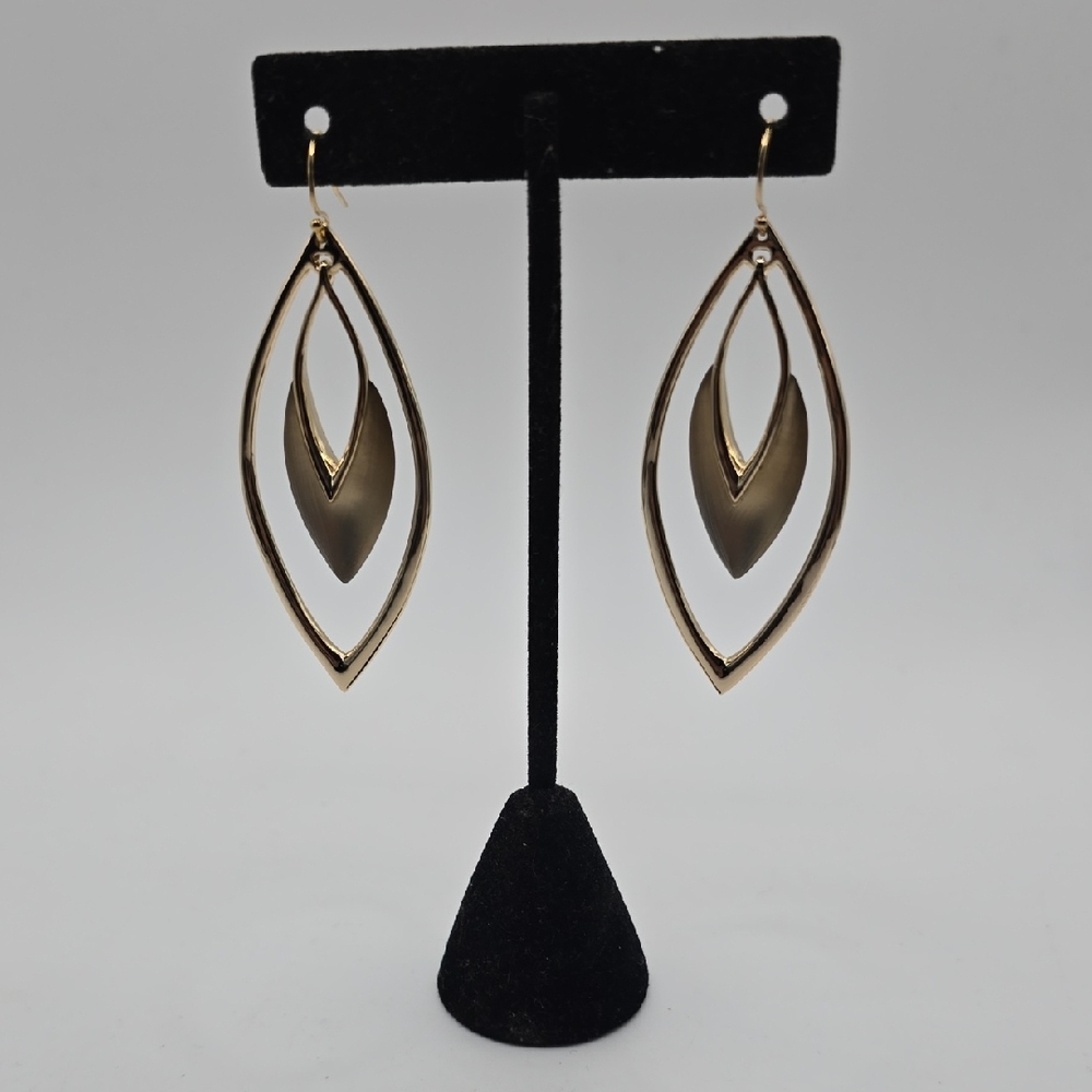Alexis Bittar Gold and Lucite Earrings